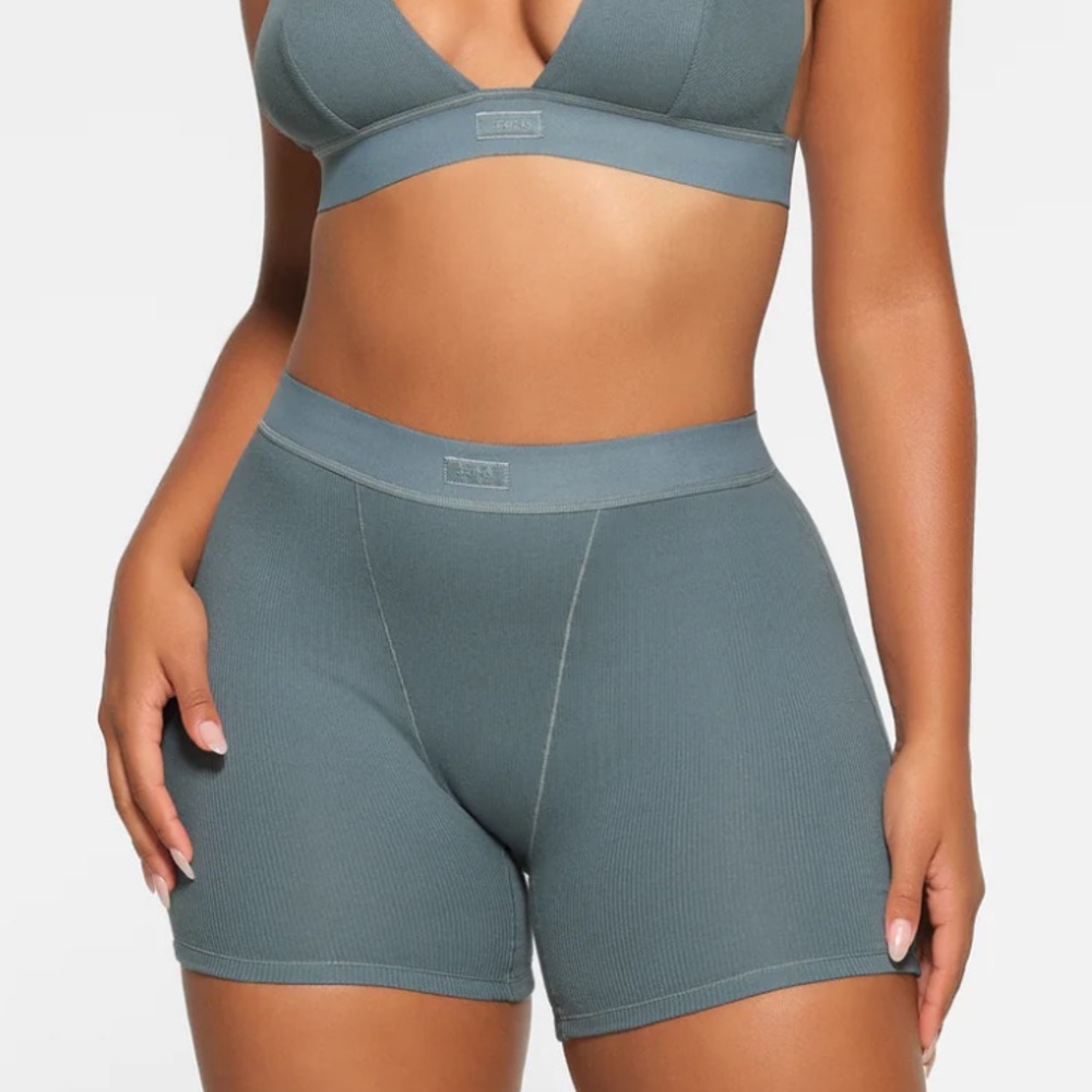 Skims cotton rib shorts